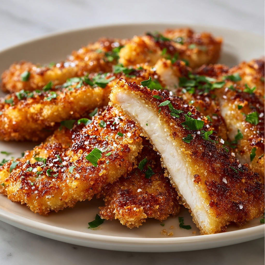 Garlic Parmesan Chicken Tenders Recipe - Recipe Image