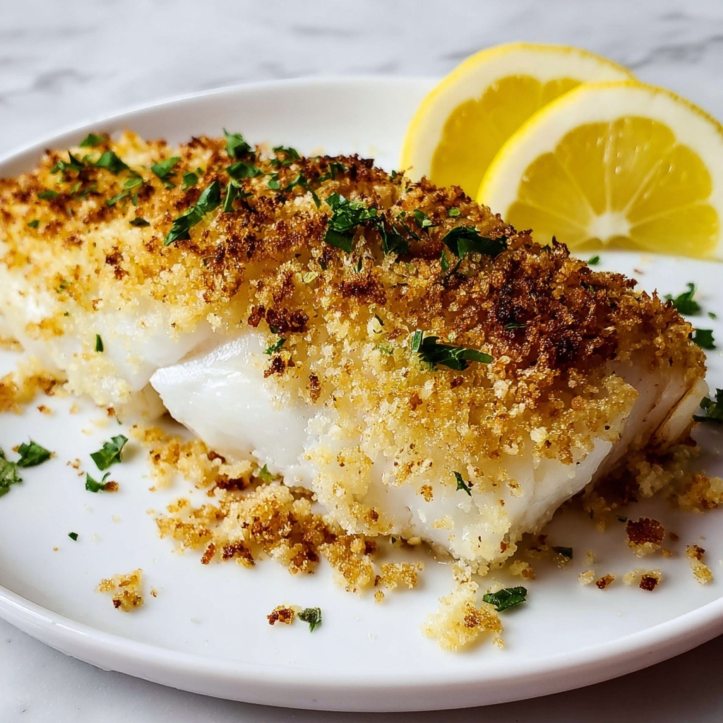 Panko Parmesan Baked Cod Recipe - Recipe Image