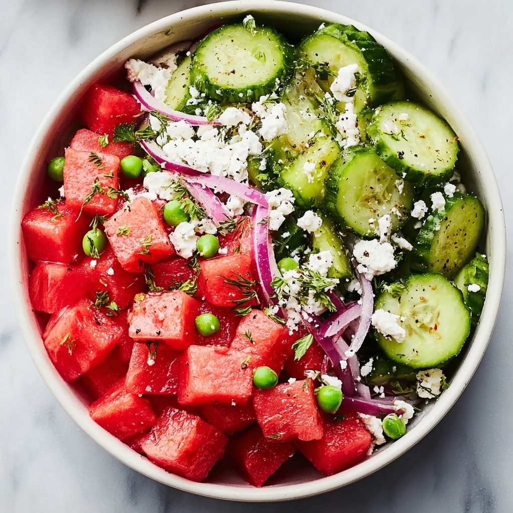 Delicious Watermelon Salad With Feta for Ultimate Summer Refreshment Recipe - Recipe Image