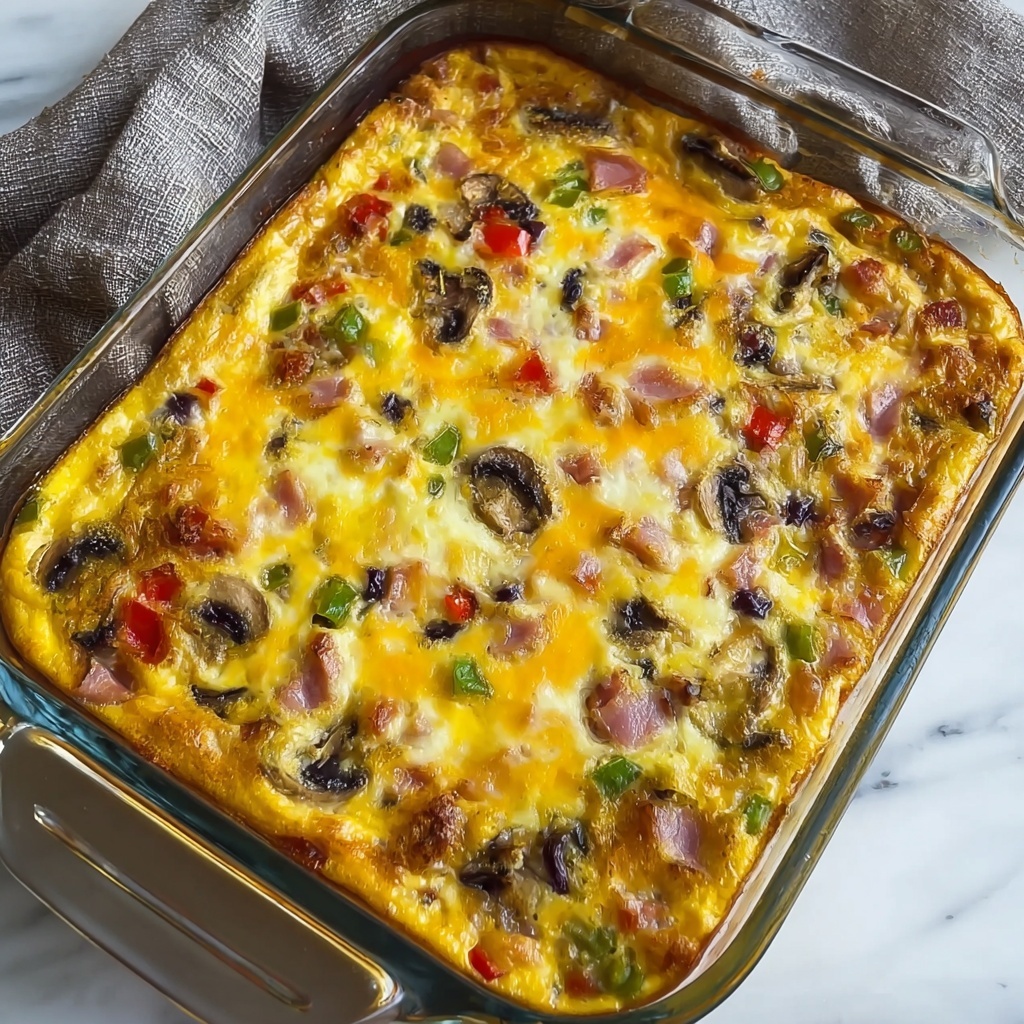 Cheesy Veggie Egg Bake Recipe - Recipe Image
