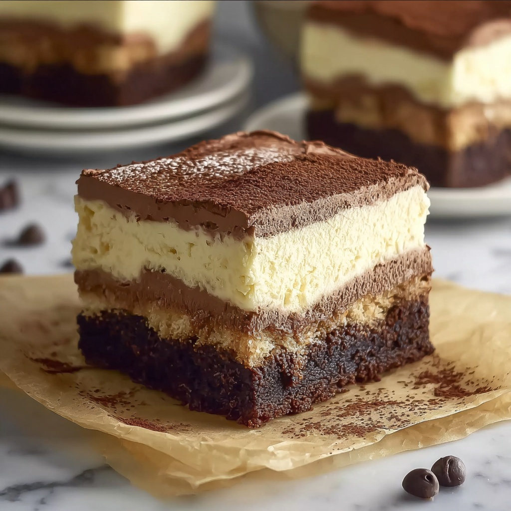 Tiramisu Brownies Recipe - Recipe Image