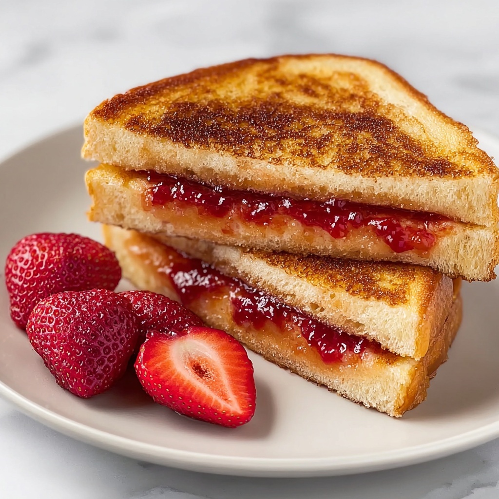 Peanut Butter Jelly Stuffed French Toast Recipe - Recipe Image