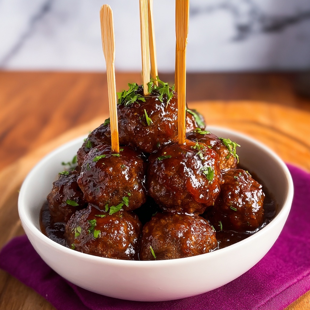 Hot Pepper Jelly Meatballs Recipe - Recipe Image