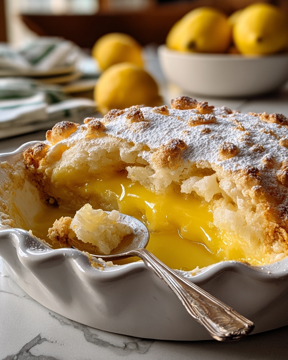 Magic Lemon Cobbler Recipe - Recipe Image