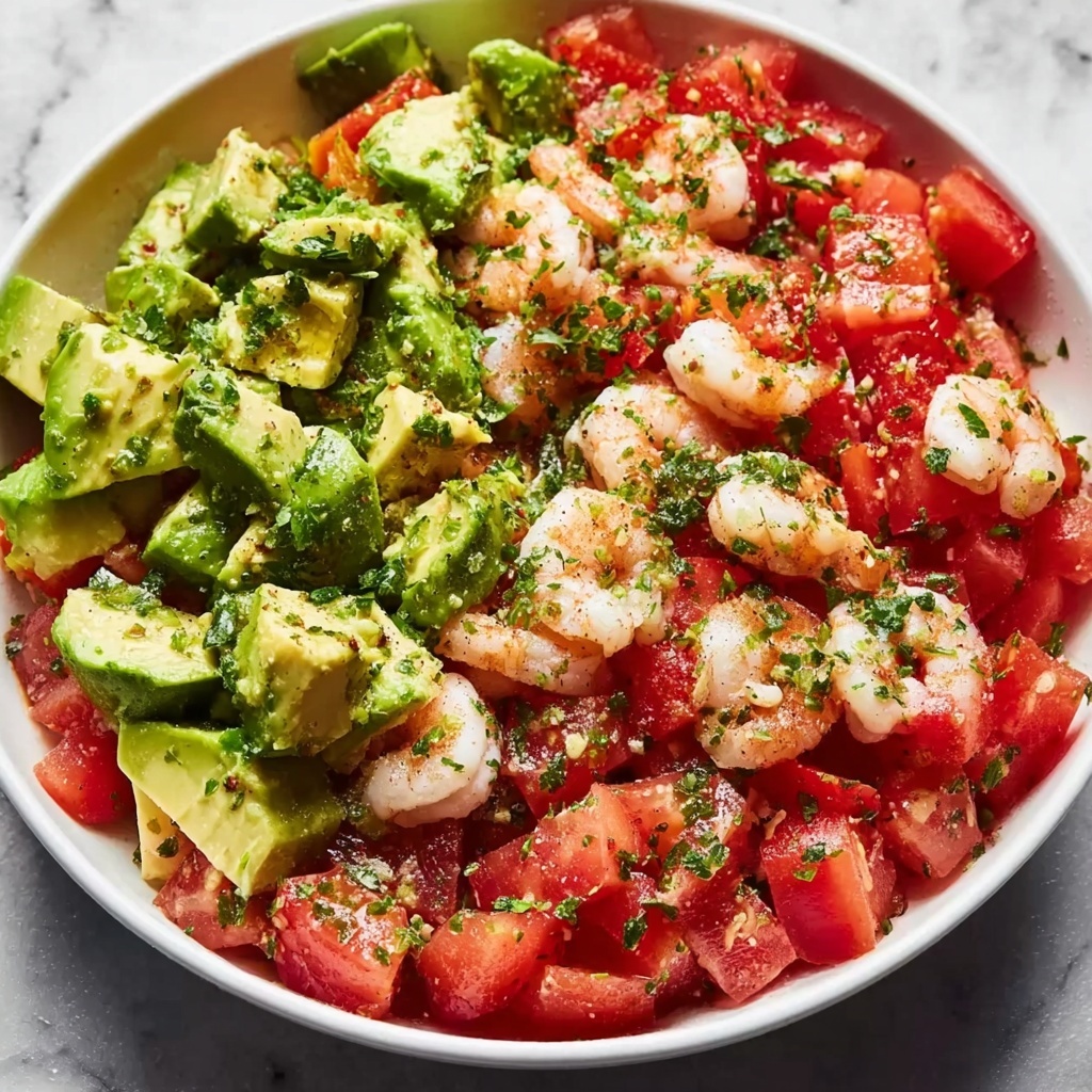 Avocado Salsa Shrimp Salad Recipe - Recipe Image