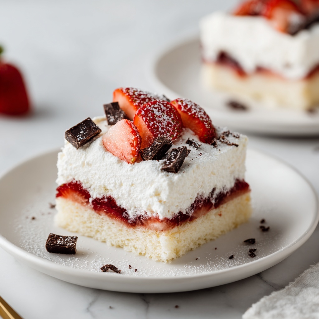 White Chocolate-Strawberry Tiramisu Recipe - Recipe Image