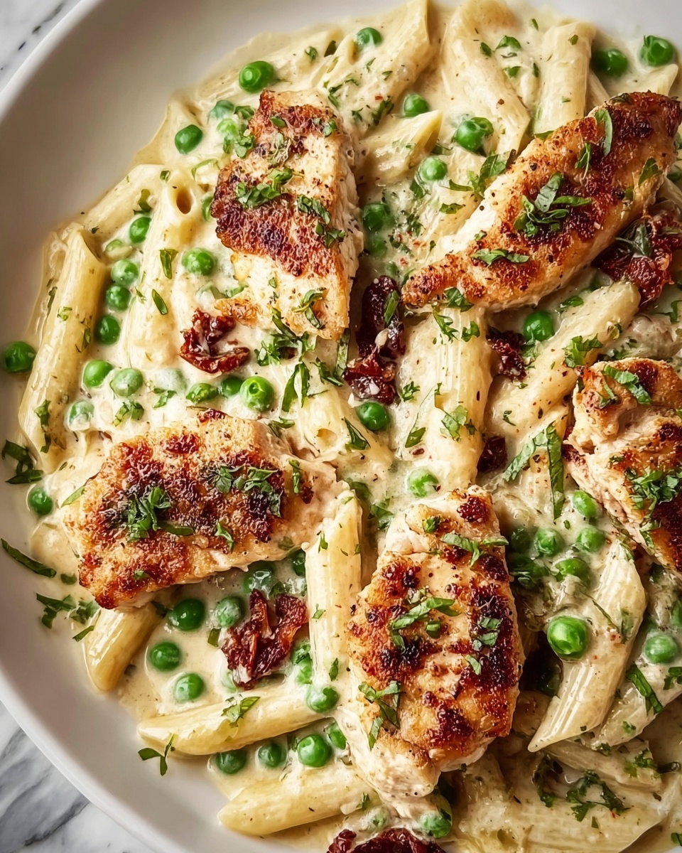 Garlic Parmesan Chicken Pasta Recipe - Recipe Image