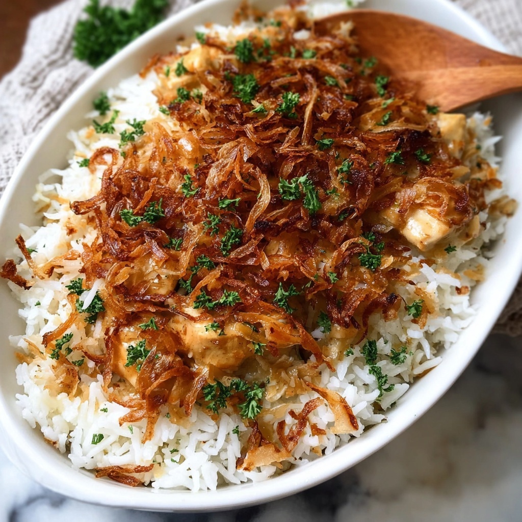 Creamy French Onion Chicken Casserole Recipe - Recipe Image