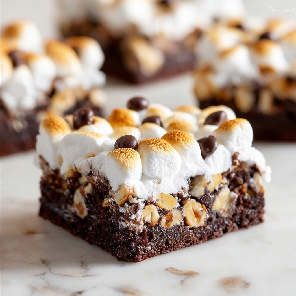Rocky Road Brownies Recipe - Recipe Image