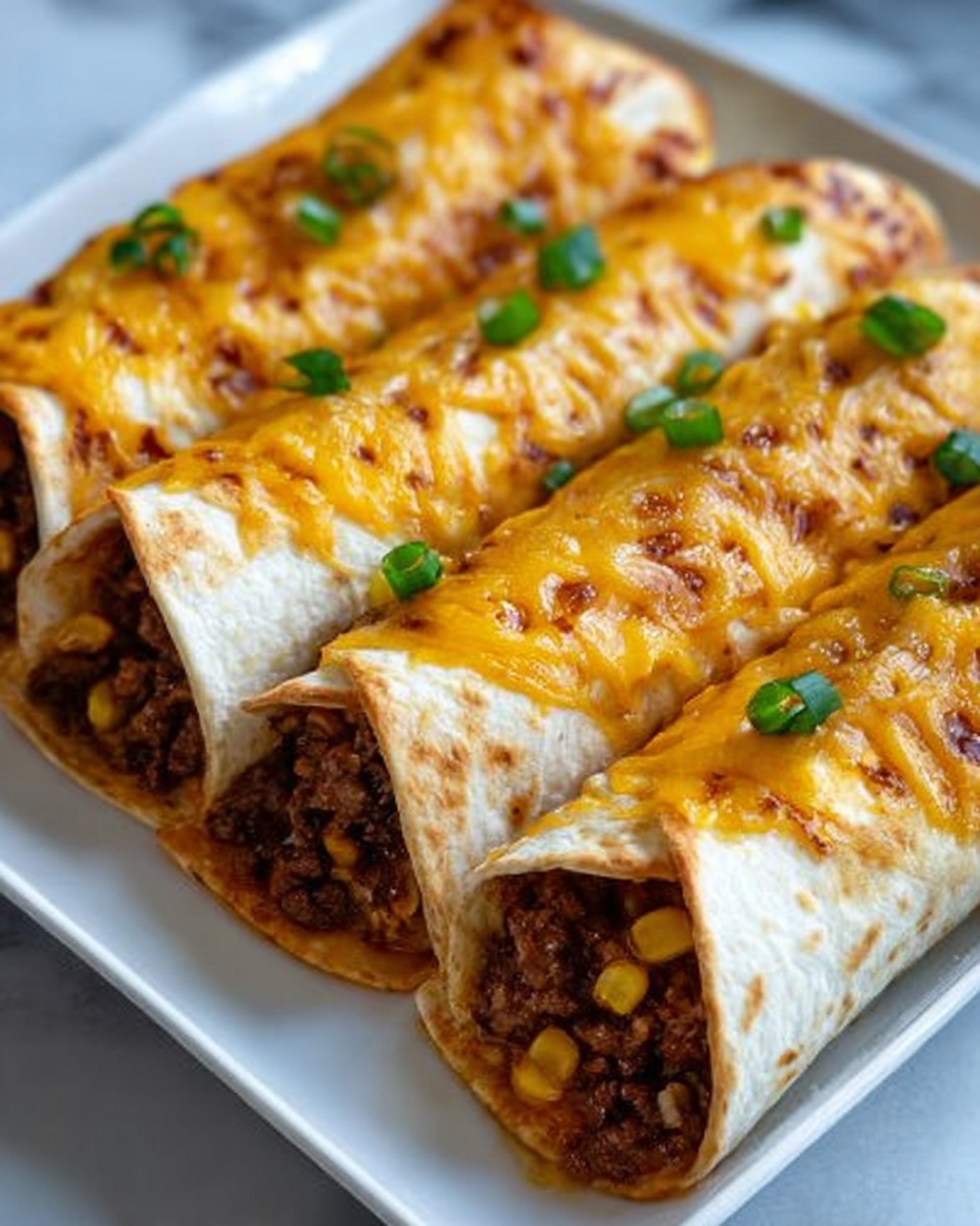 Loaded Cheesy Tacos: The Ultimate Flavorful Feast Recipe - Recipe Image