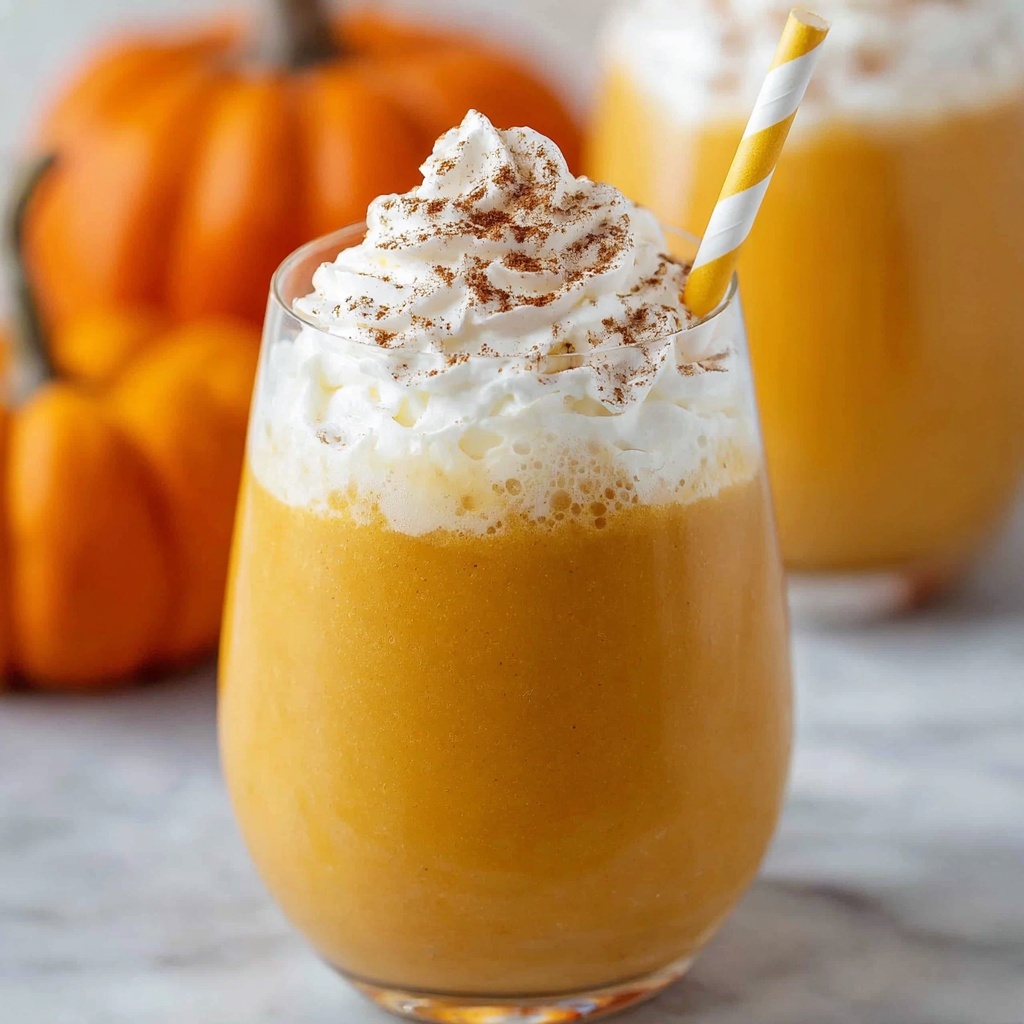 Creamy Pumpkin Smoothie with White Chocolate Hazelnut Spread Recipe - Recipe Image