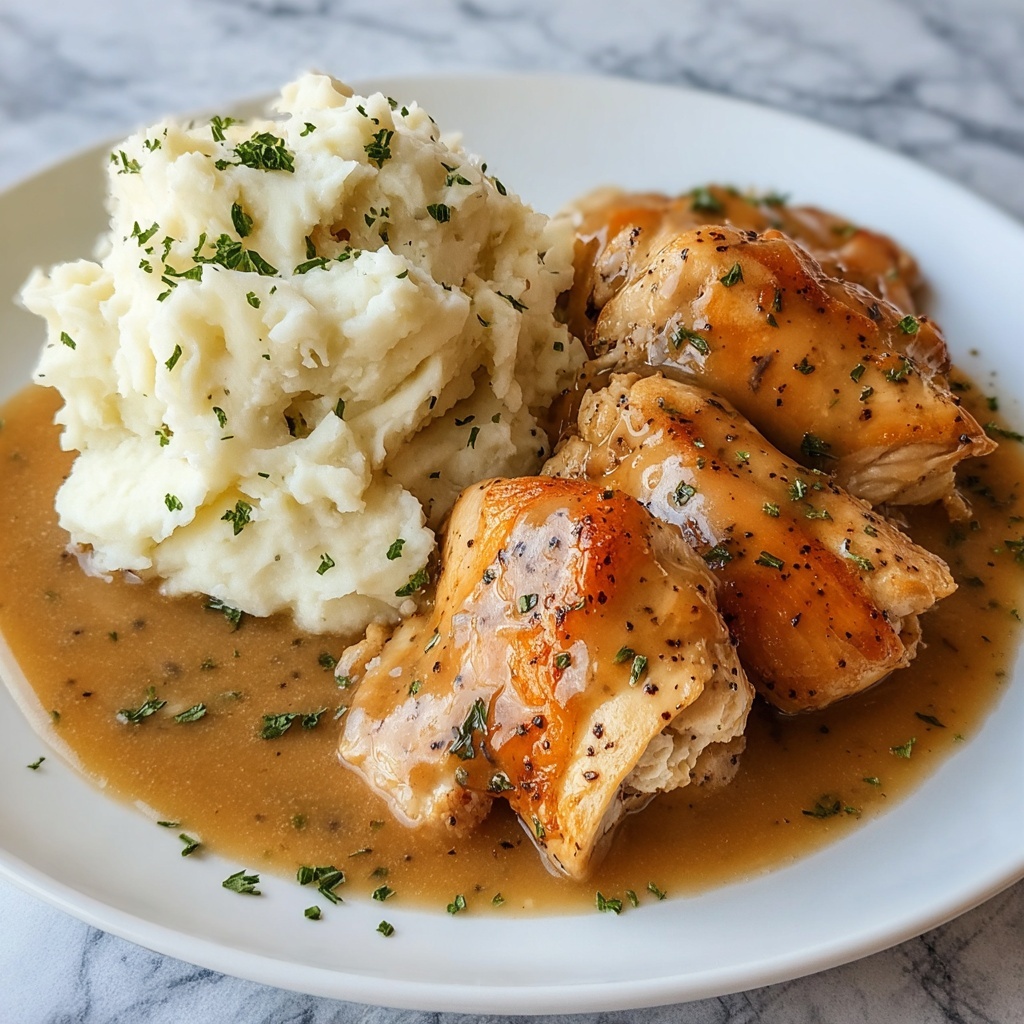 Crockpot Chicken and Gravy Recipe - Recipe Image