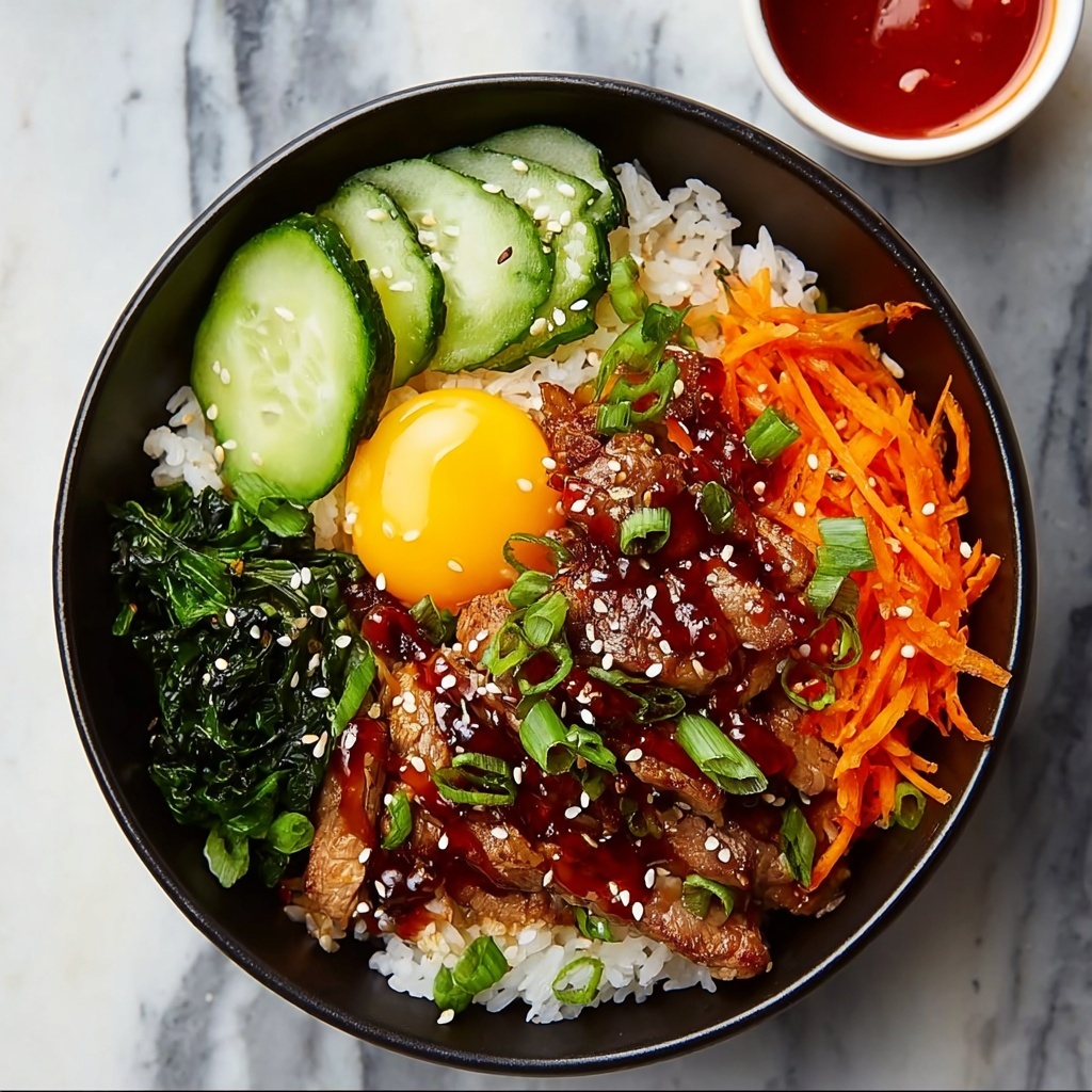 Korean Mixed Rice Bowl with Chili Paste Recipe - Recipe Image