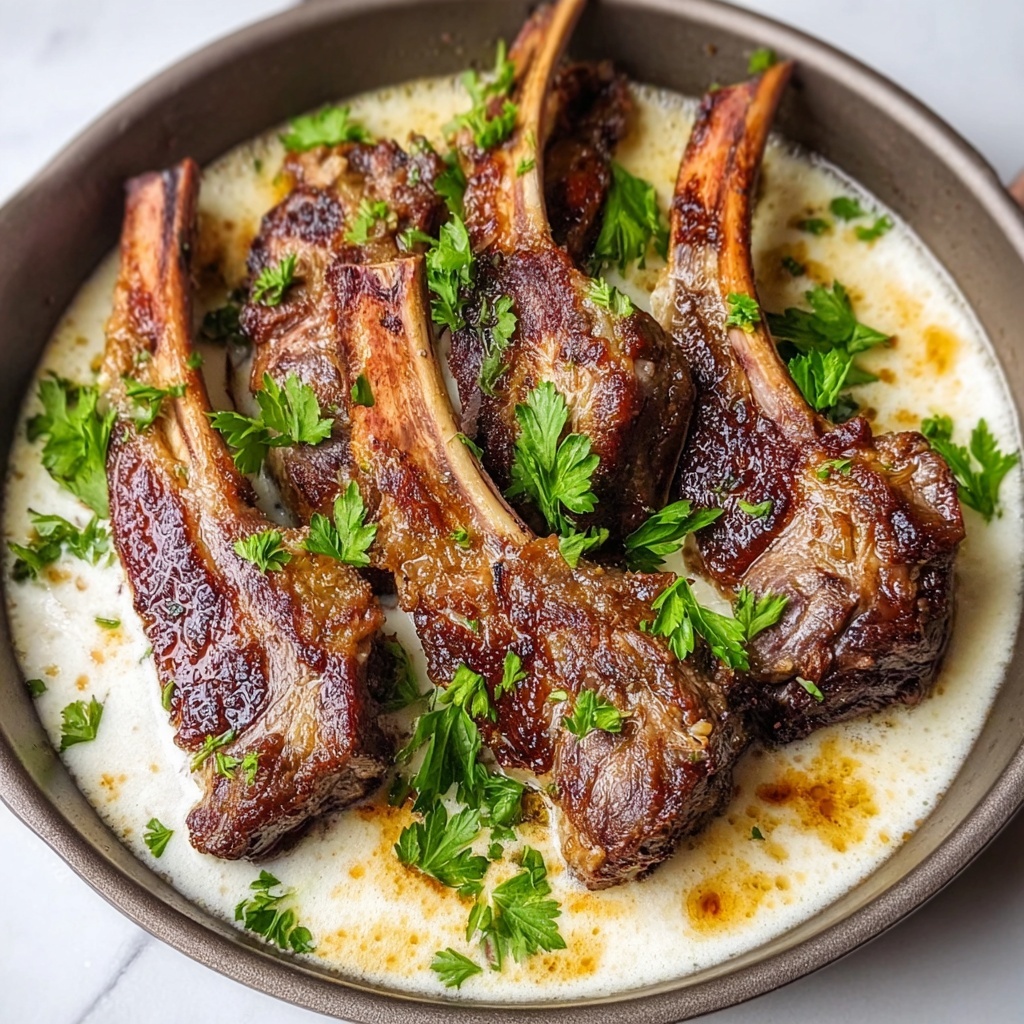 Albanian Baked Lamb with Yogurt Recipe - Recipe Image