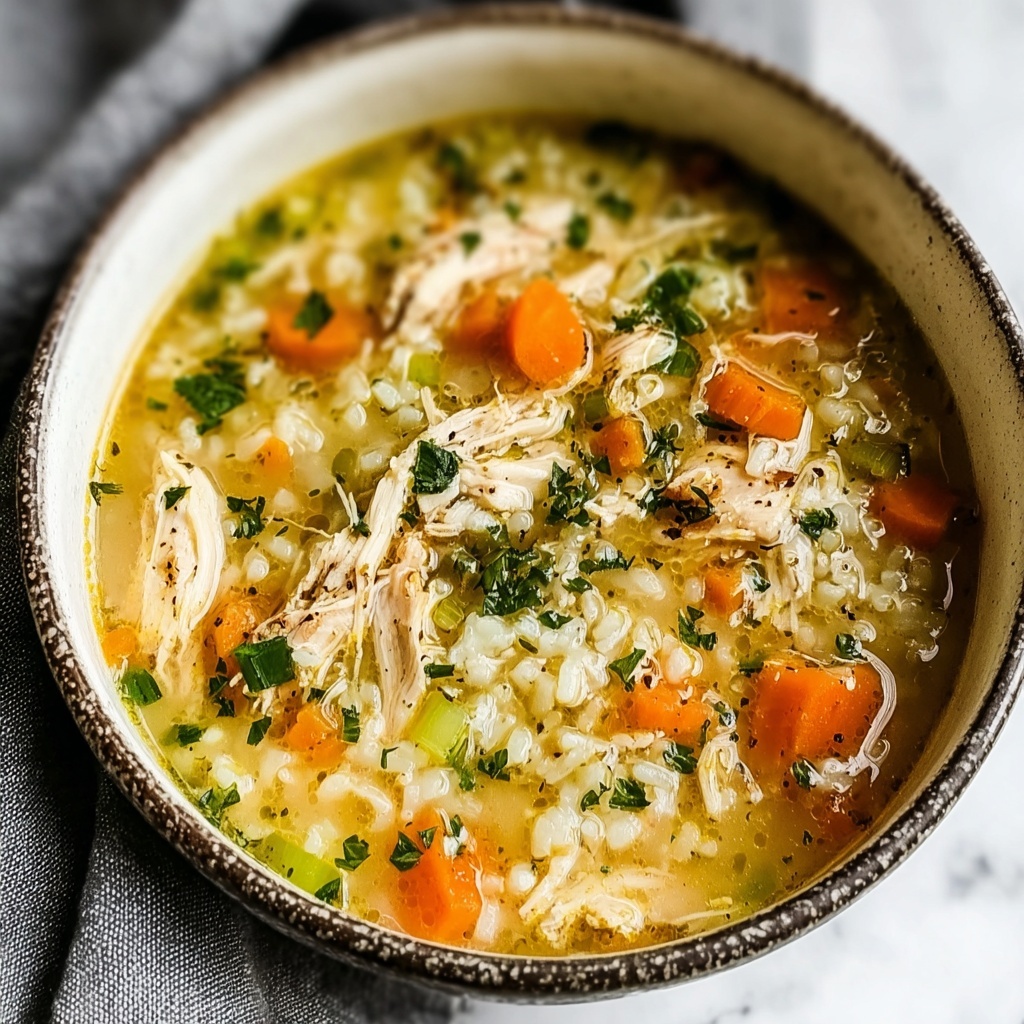 Homemade Chicken and Rice Soup Recipe - Recipe Image