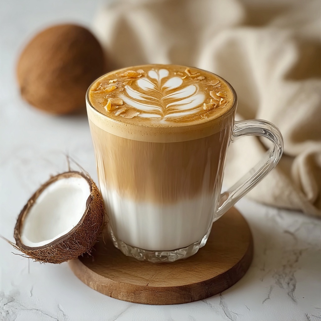 Coconut Milk Latte Recipe - Recipe Image