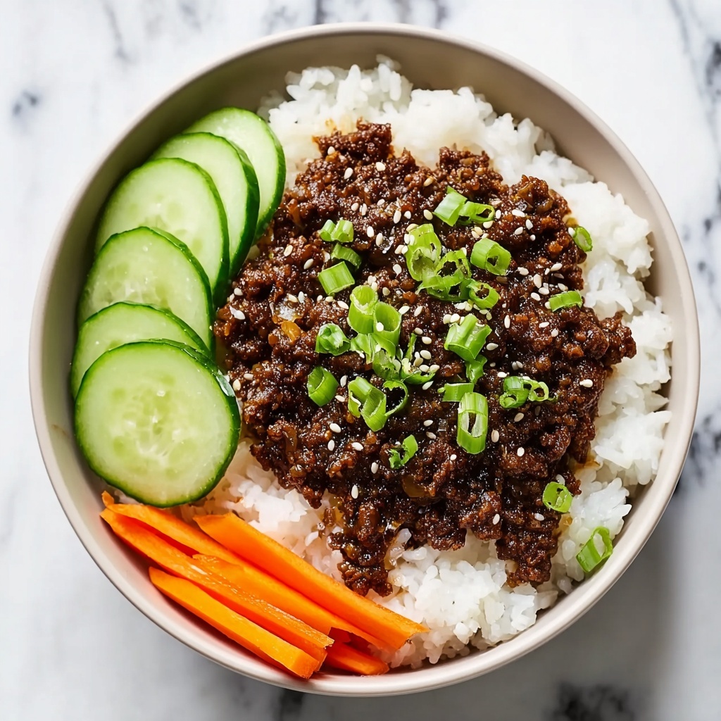 Easy Korean Ground Beef Bowls Recipe - Recipe Image