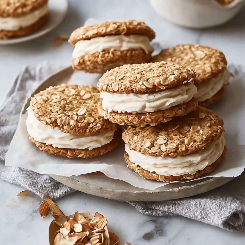 Oat Hazelnut YoYos: Delicious Biscuit Sandwiches for Tea-Time or Gifting Recipe - Recipe Image