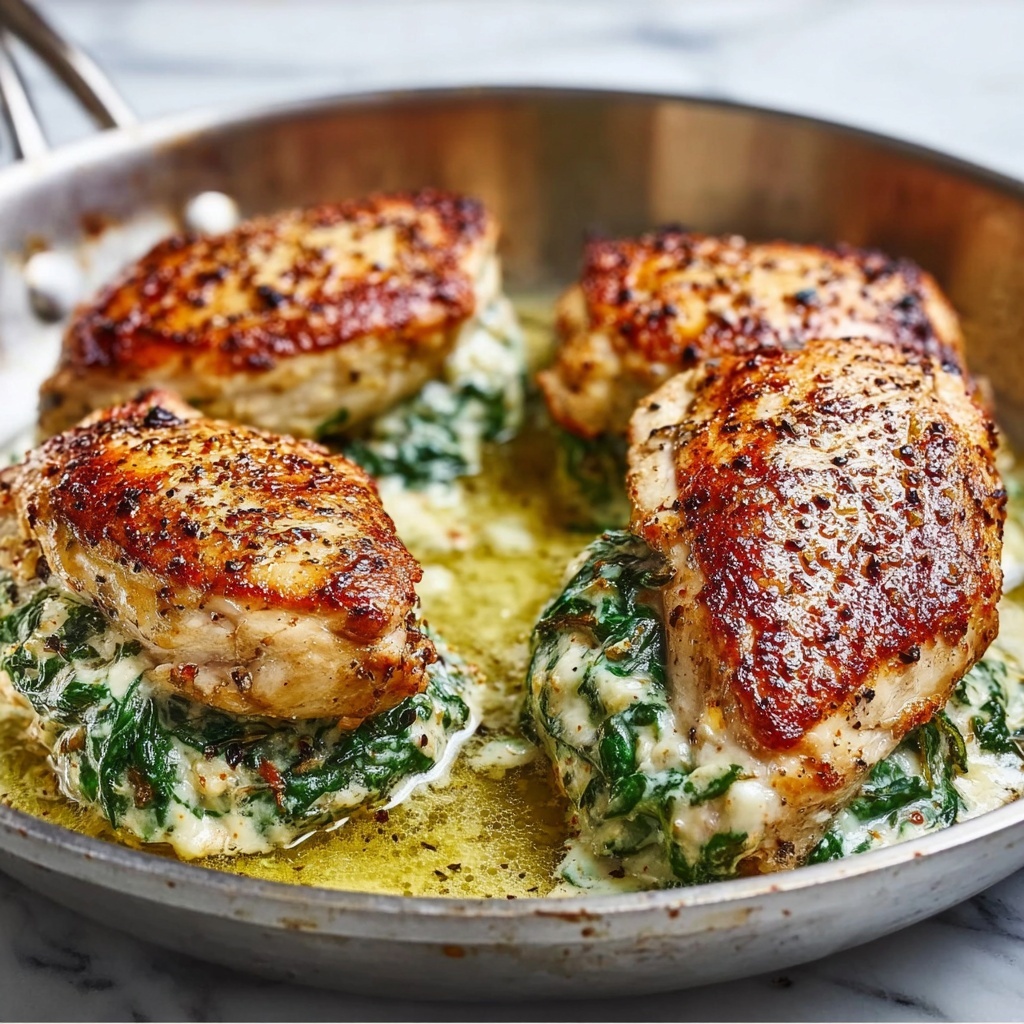 Spinach Artichoke Stuffed Chicken Breast Recipe - Recipe Image