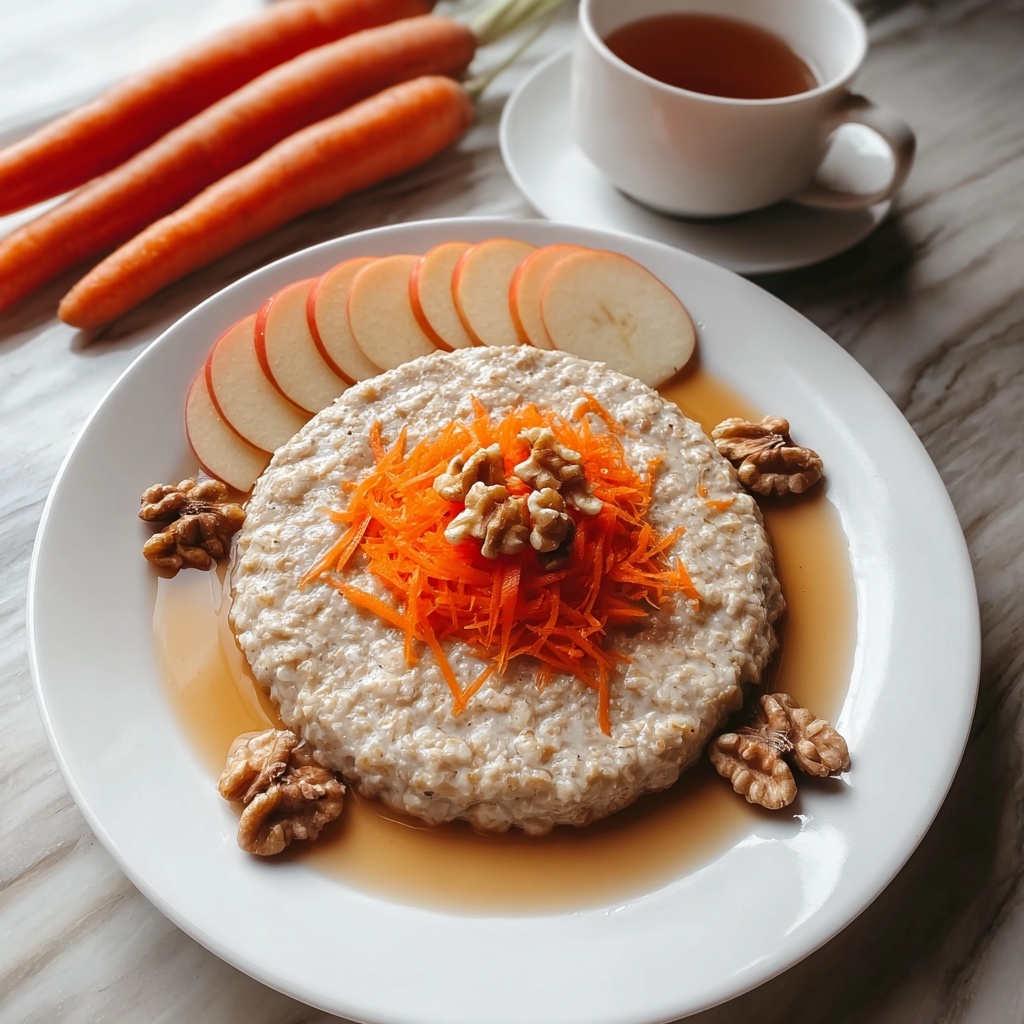 Carrot Apple Oatmeal Recipe - Recipe Image