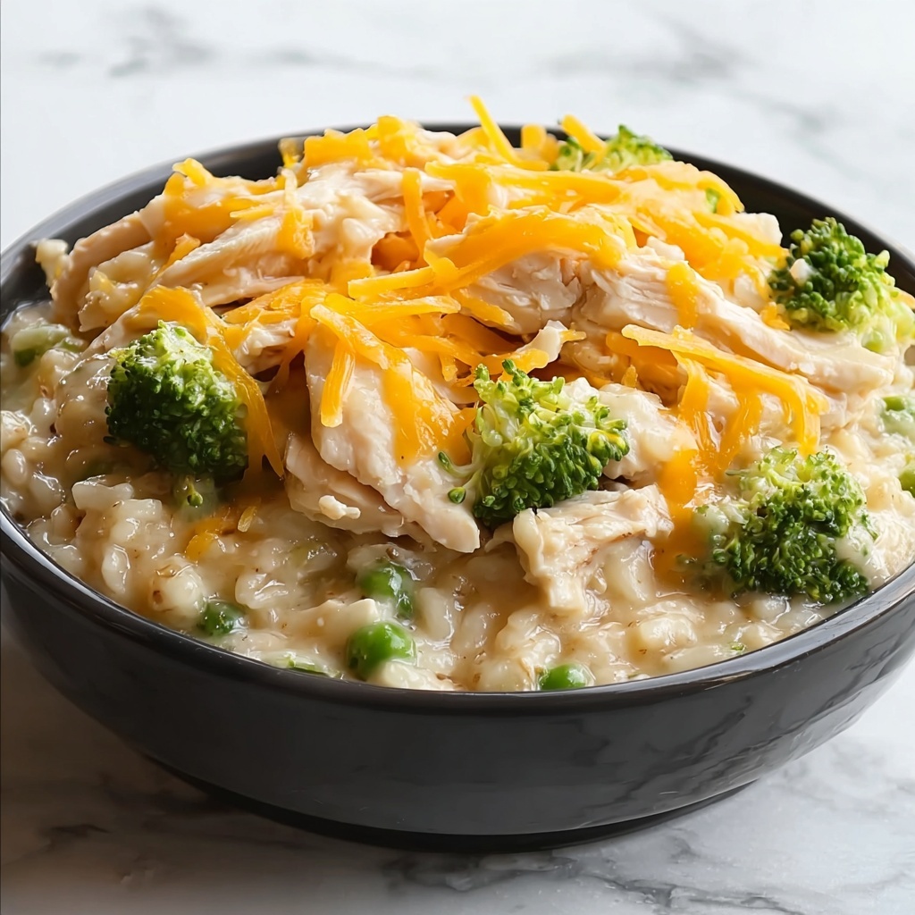 Crockpot Cheesy Chicken Broccoli Rice Recipe - Recipe Image
