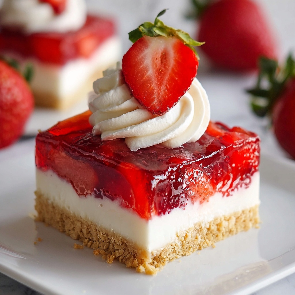 Jello Pretzel Salad Recipe - Recipe Image