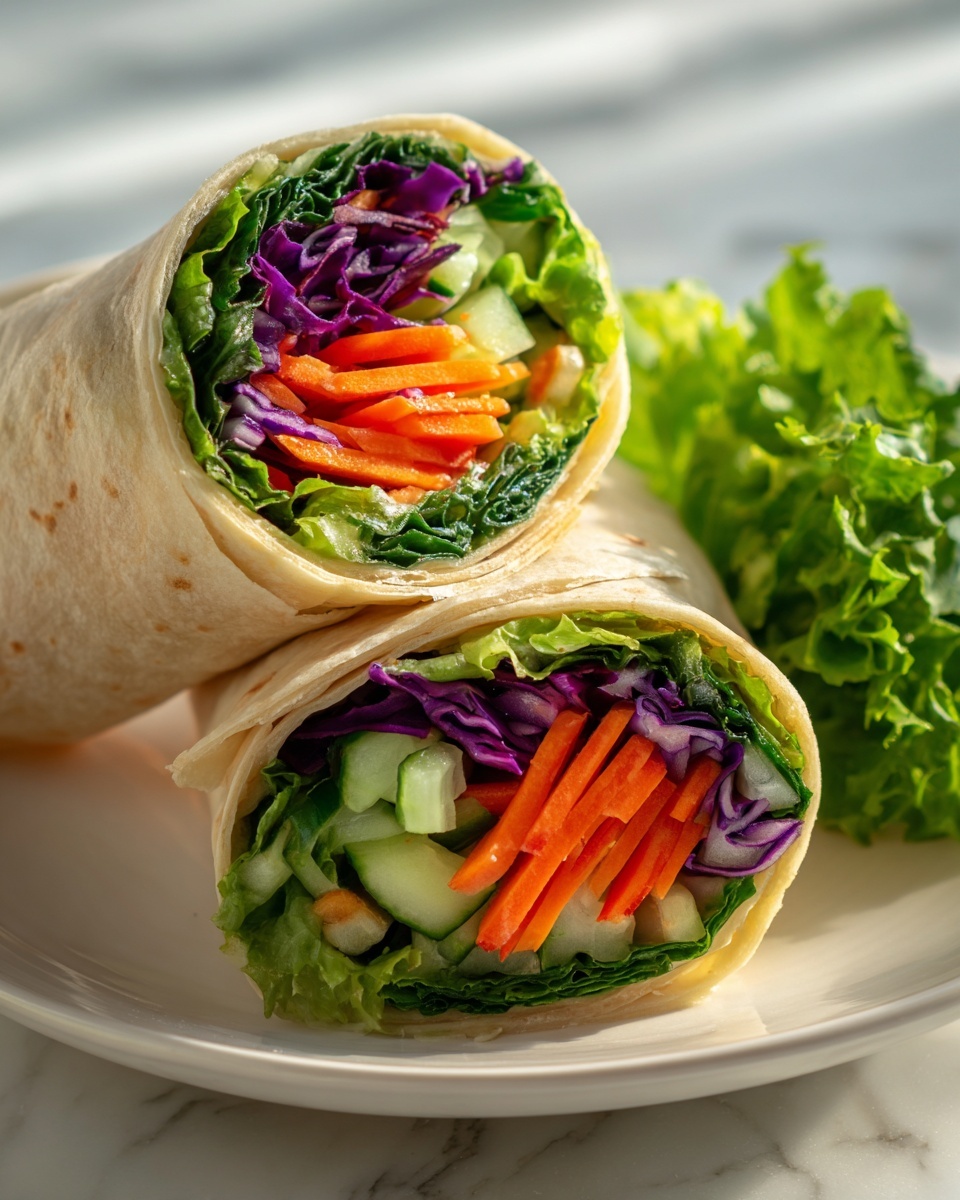 Veggie Hummus Wraps Recipe - Recipe Image