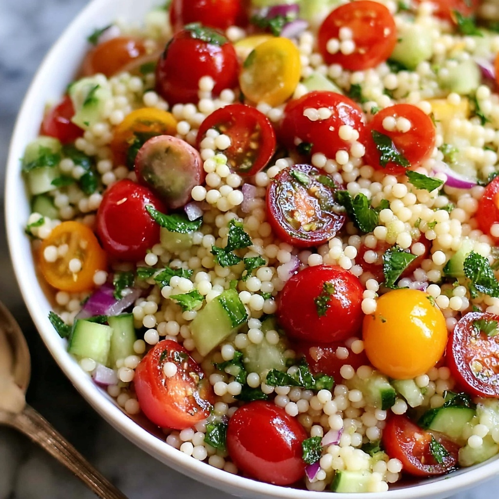 Cherry Tomato Couscous Salad Recipe - Recipe Image