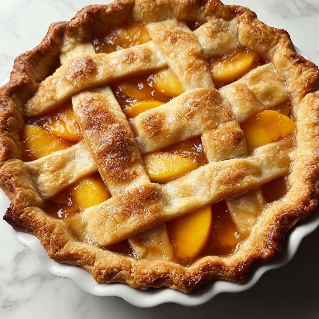 Triple Crust Peach Cobbler Recipe - Recipe Image