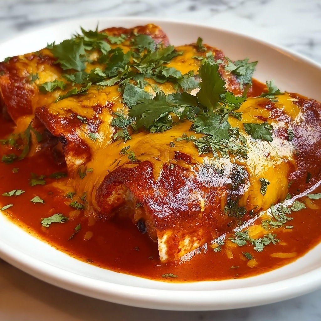 Bean and Cheese Enchiladas Recipe - Recipe Image