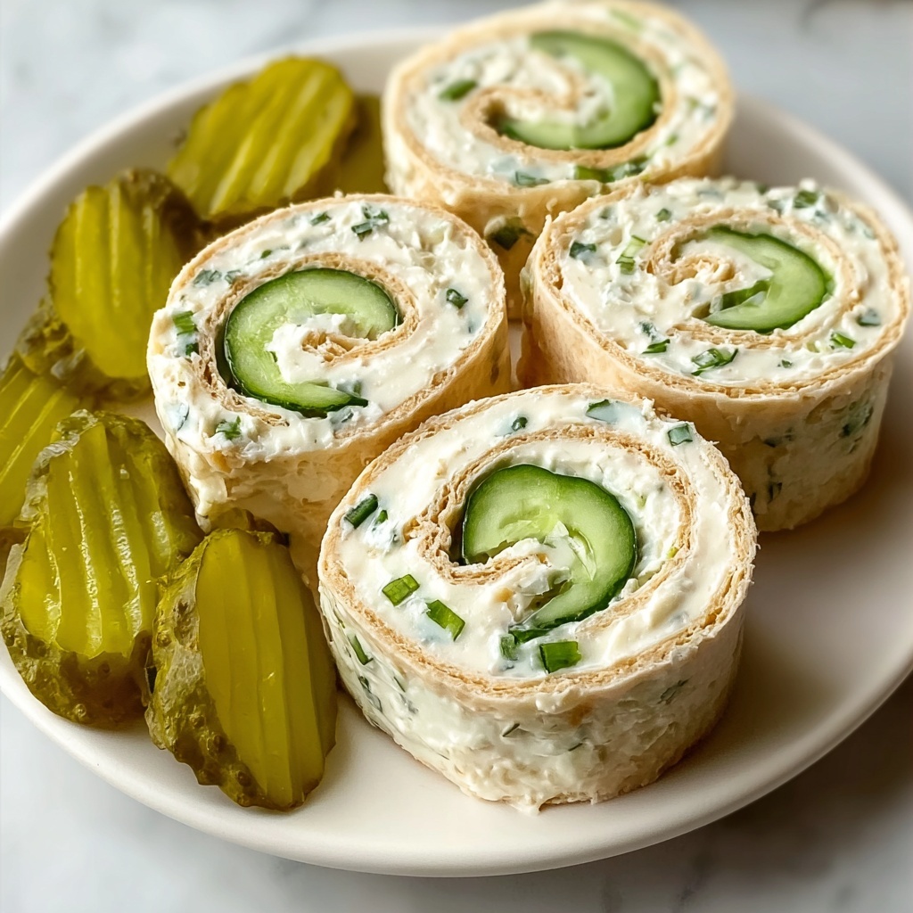 Pickle Dip Pinwheels: 4 Irresistible Creamy Bites Recipe - Recipe Image