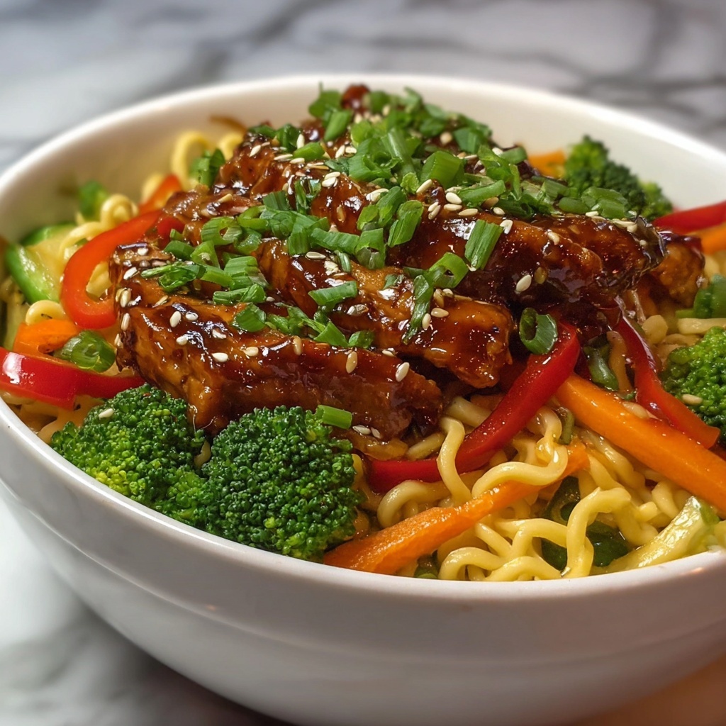 Chicken Ramen Stir Fry Recipe - Recipe Image