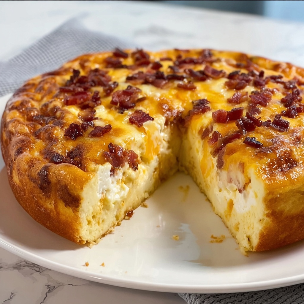 Keto Egg & Cheese Breakfast Bake Recipe - Recipe Image