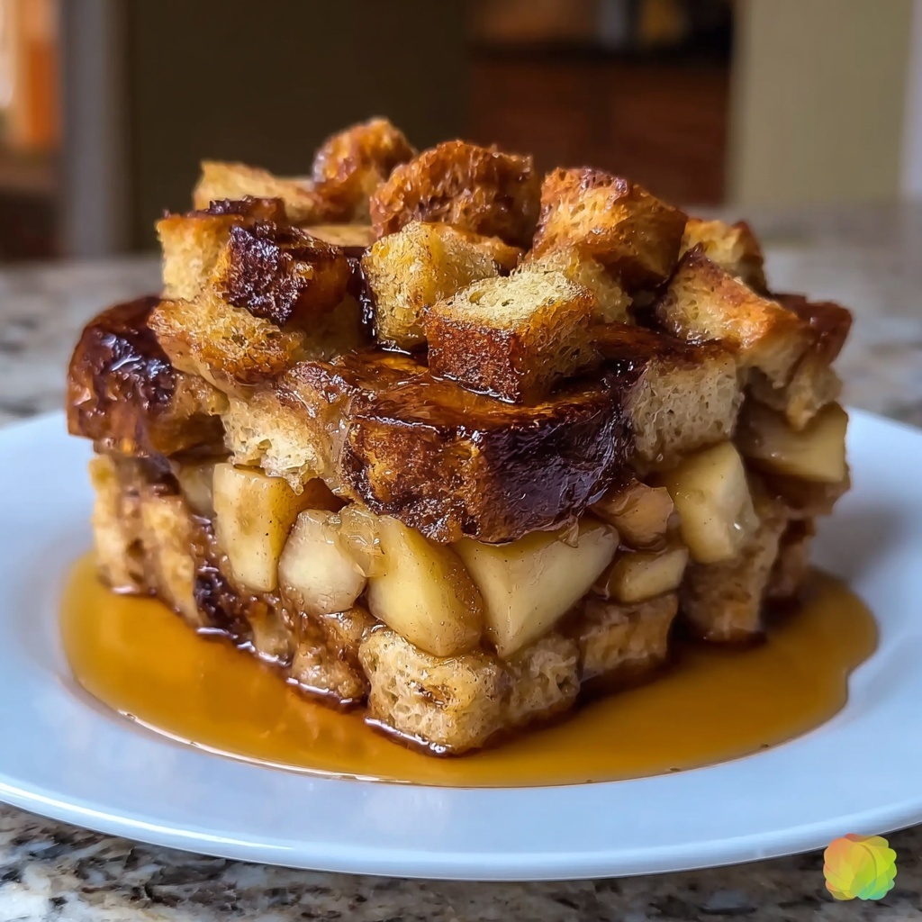 Apple Cinnamon French Toast Casserole Recipe - Recipe Image