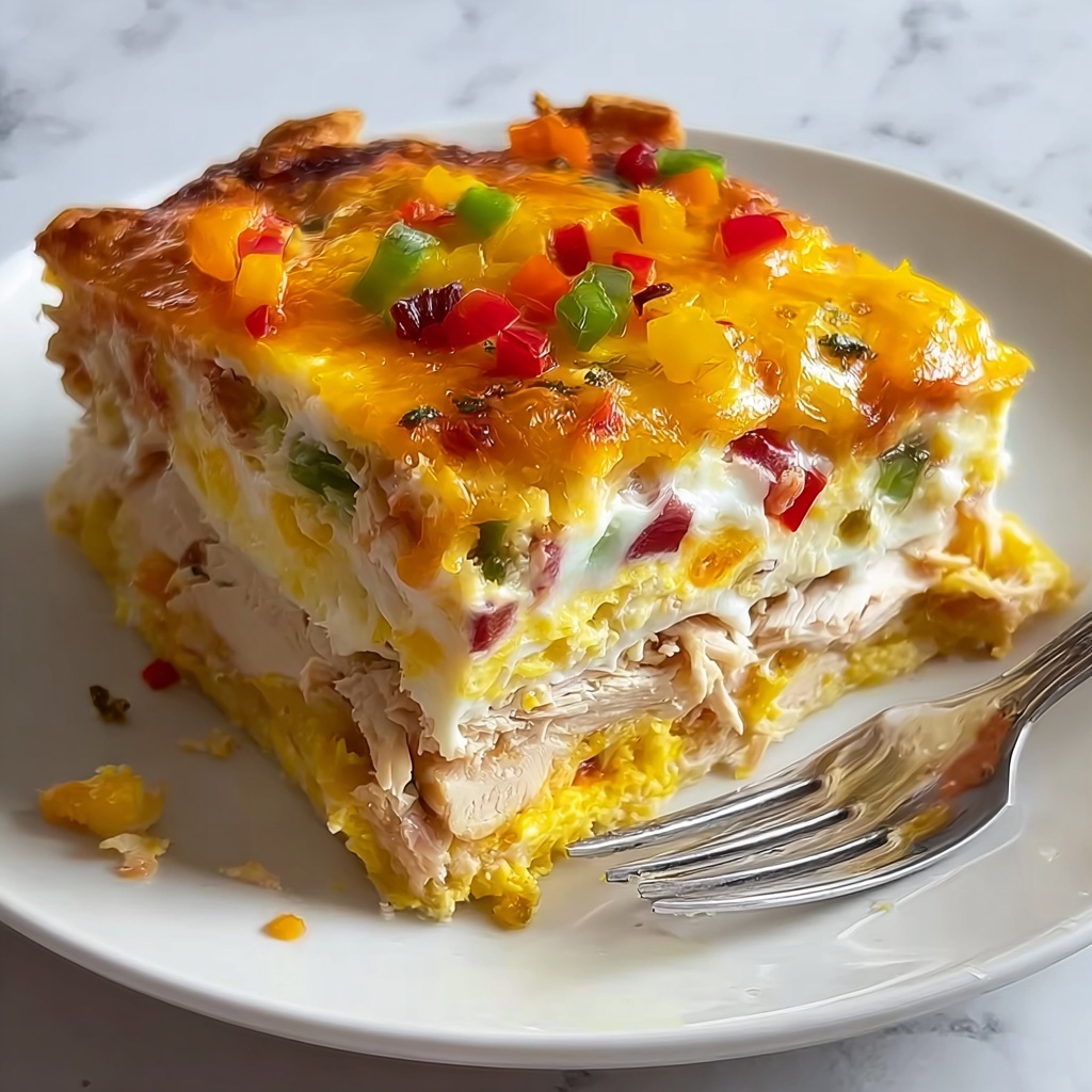 Ranch Chicken Breakfast Casserole: 8 Savory Comfort Bites Recipe - Recipe Image
