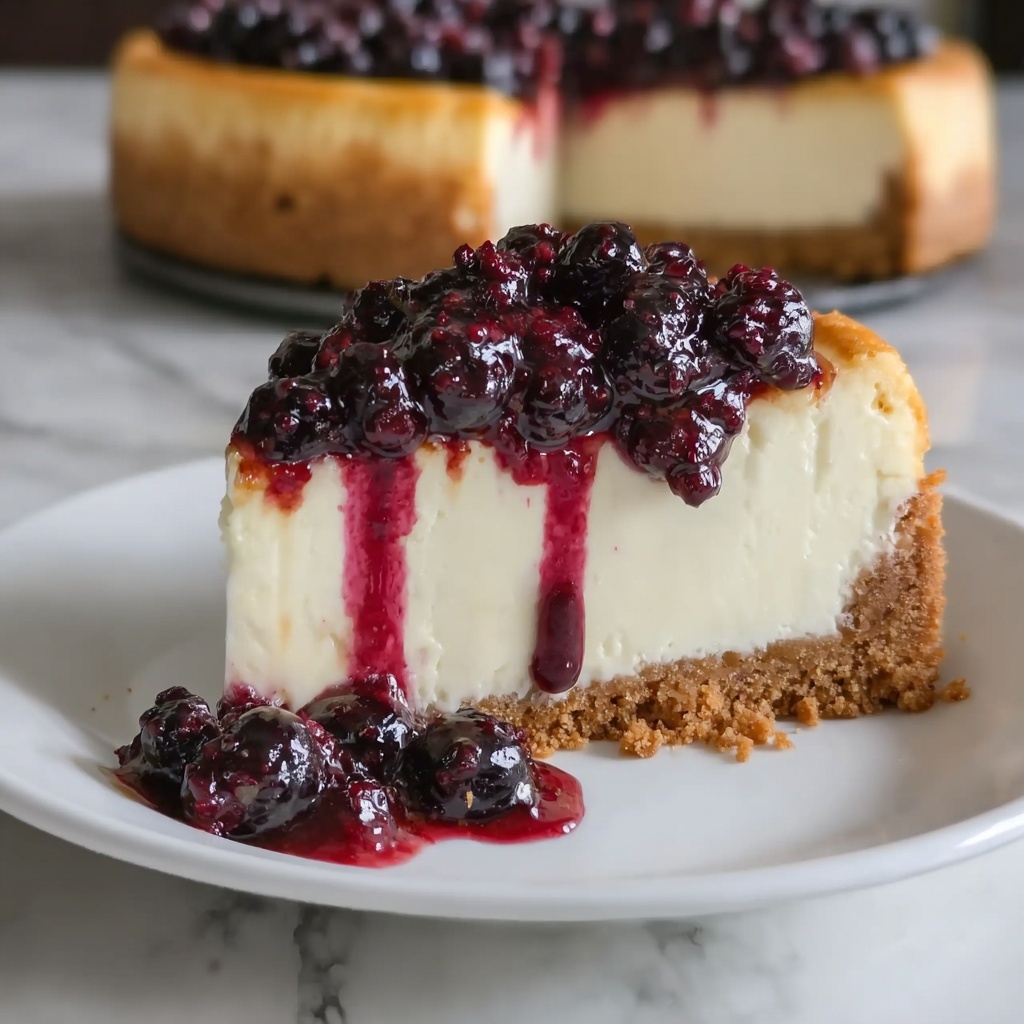 Delightful No Bake Blueberry Cheesecake Recipe for Comforting Moments Recipe - Recipe Image