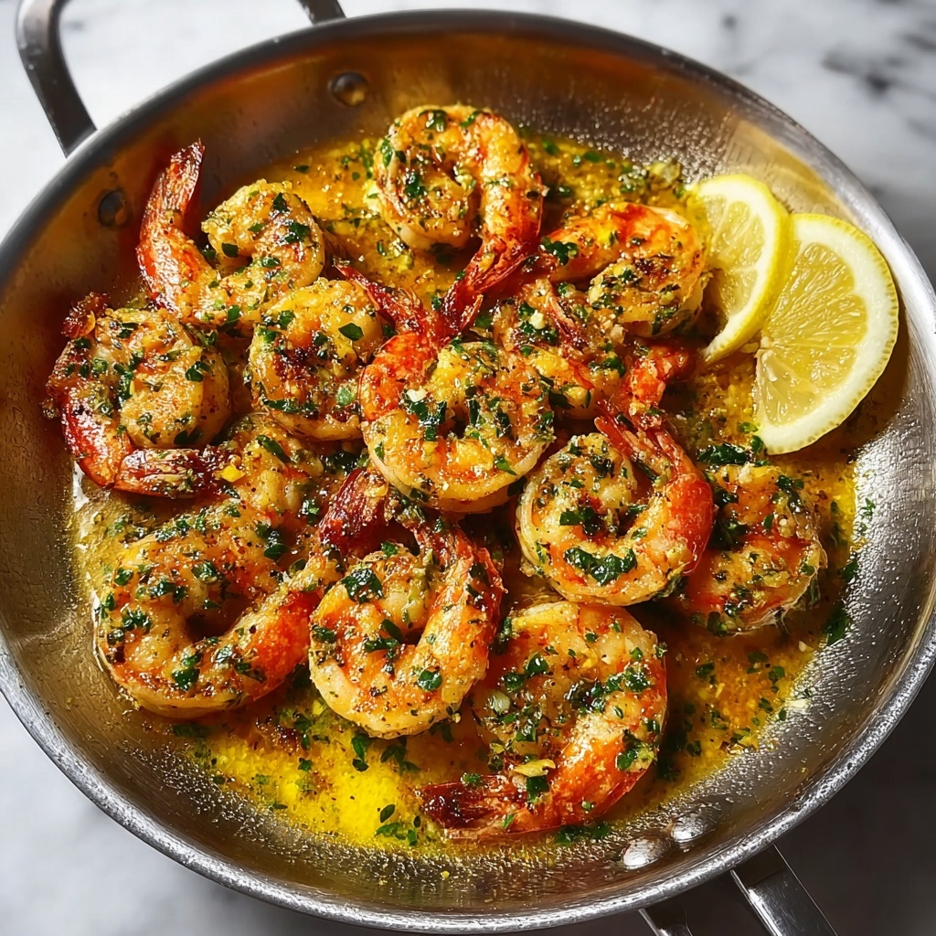 Lemon Infused Garlic Butter Shrimp Delight Recipe - Recipe Image