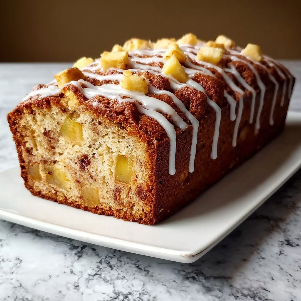 Country Apple Fritter Bread: Cozy & Delicious Apple Dessert Loaf Recipe - Recipe Image