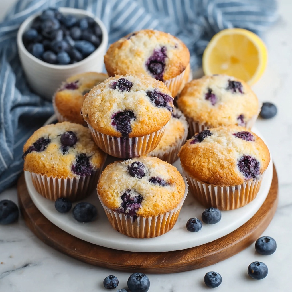 Moist Blueberry Yogurt Muffins for a Delightful Breakfast Recipe - Recipe Image