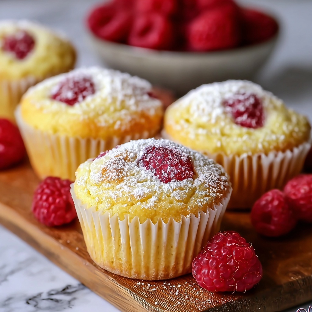 Irresistibly Soft Raspberry Filled Donut Muffins Recipe - Recipe Image