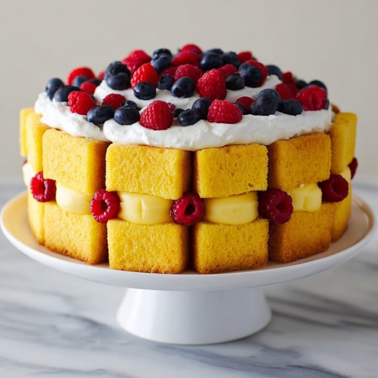 Red, White and Blue Berry Trifle Recipe