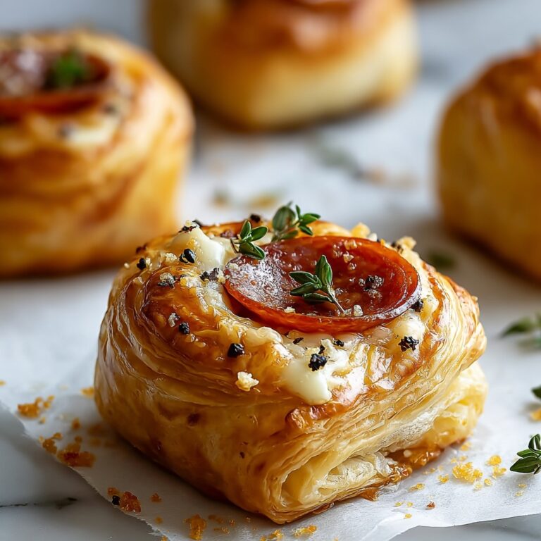 Mozzarella Pepperoni Croissant Rolls Recipe