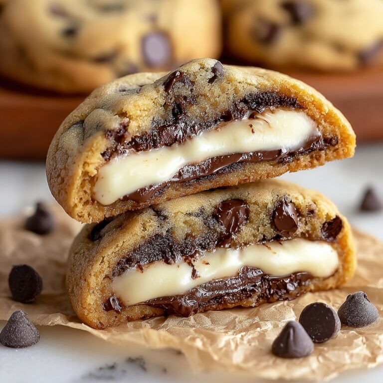 Cheesecake Stuffed Chocolate Chip Cookies Recipe