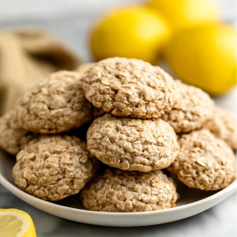 Lemon Oatmeal No Bake Cookies Recipe