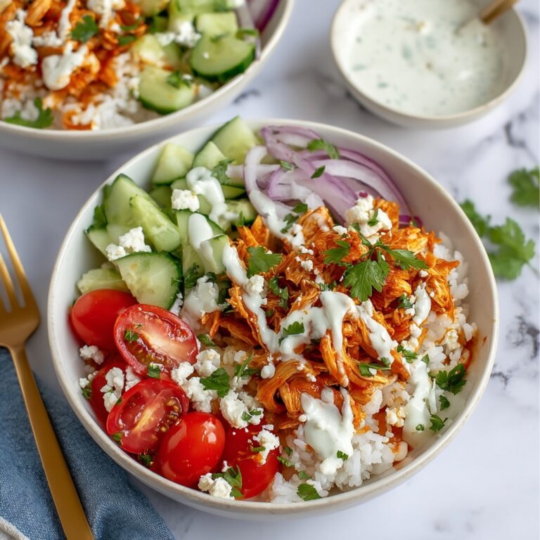 Quick Buffalo Chicken Rice Bowl Recipe