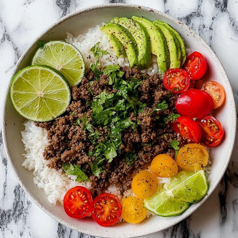 Ground Beef Hot Honey Bowl Recipe