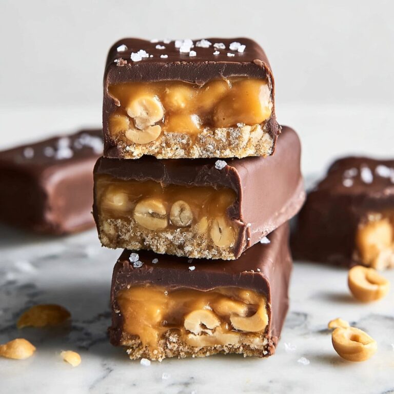 Vegan Snickers Bars (No-bake, Gluten-Free) Recipe