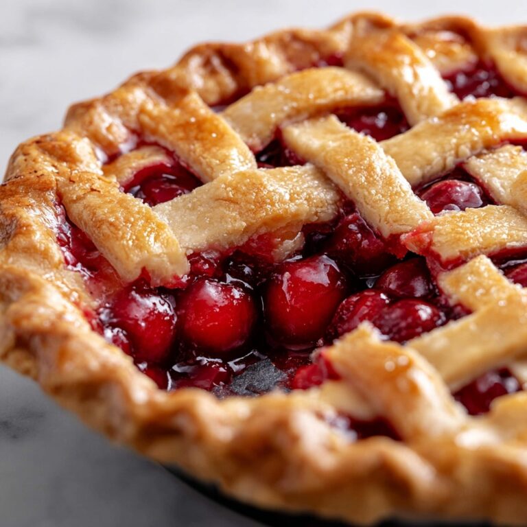 Homemade Cherry Pie Recipe