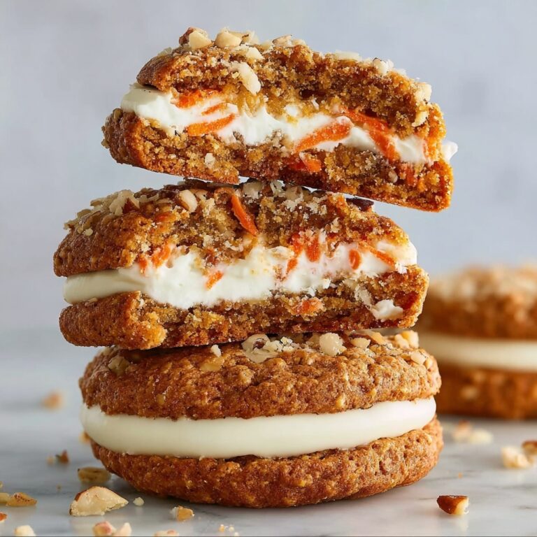 Carrot Cake Cookies Stuffed with Cream Cheese Recipe