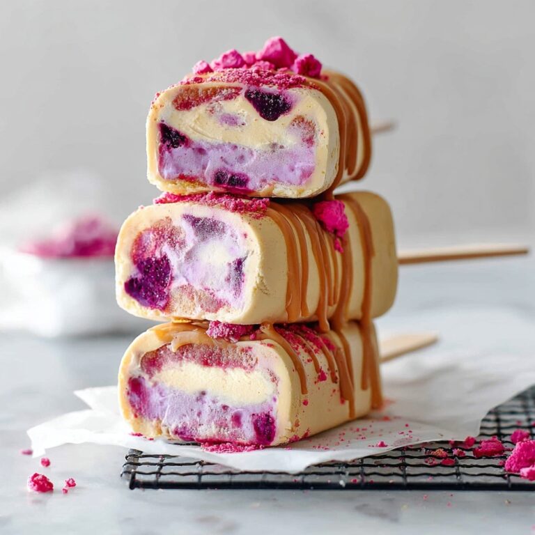 Vegan Raspberry Almond Magnum Ice Creams Recipe
